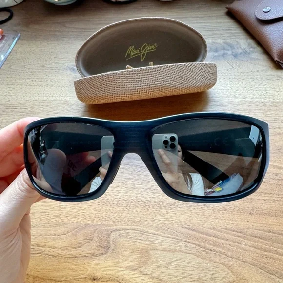 Maui Jim WASSUP Polarized Wrap Sunglasses